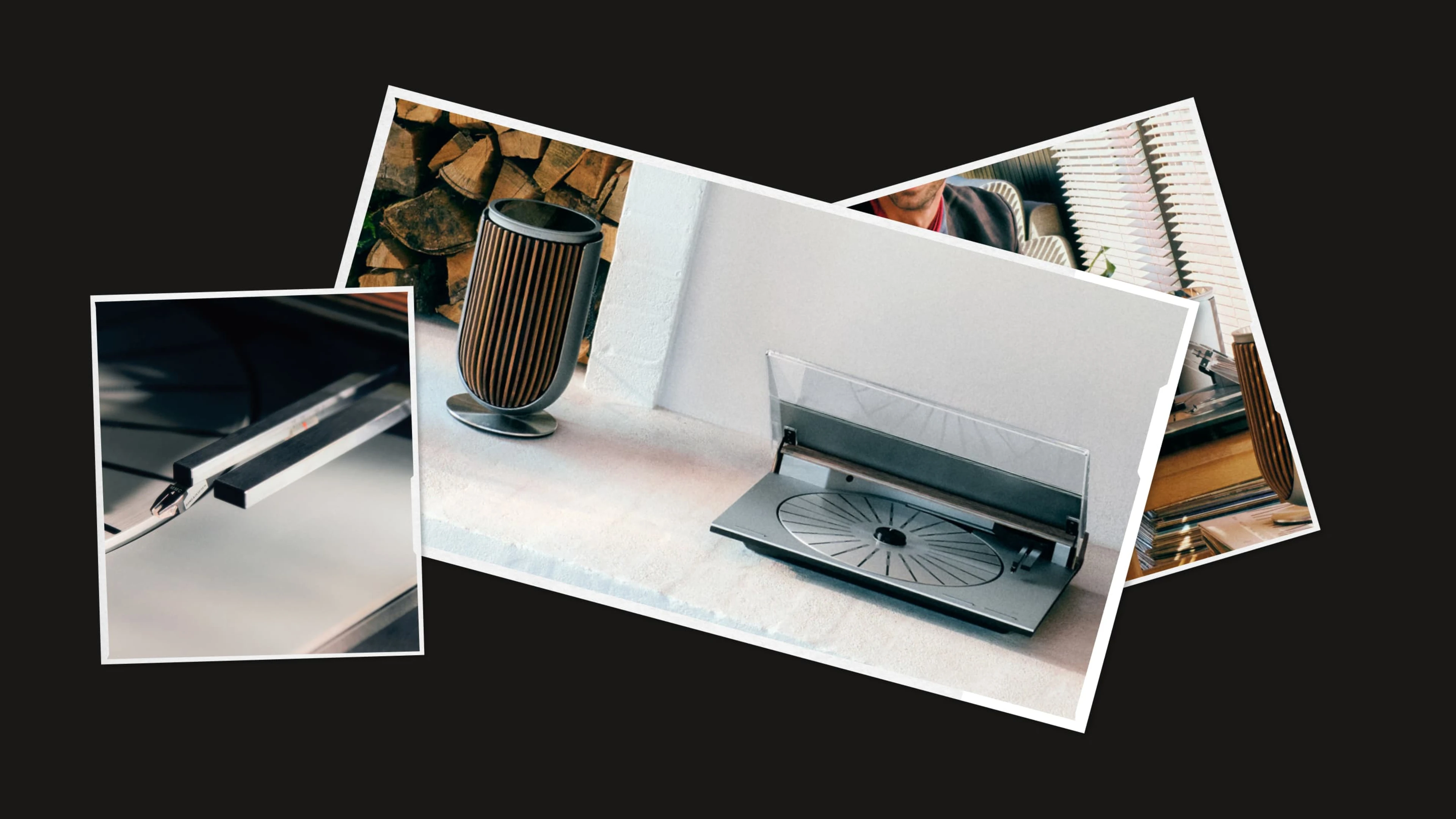 Polaroid pictures of Beosystem 3000C